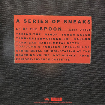 A Series Of Sneaks - Spoon