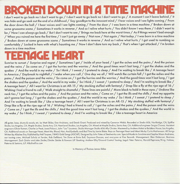 Blood, Hair, And Eyeballs - Alkaline Trio