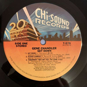 Get Down - Chandler, Gene