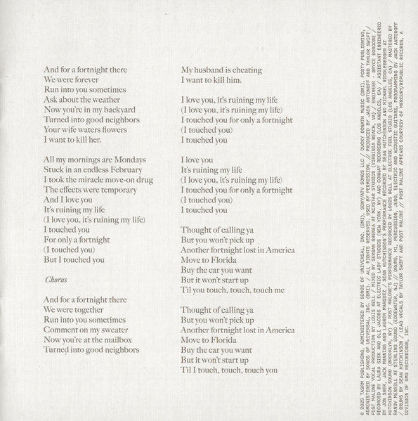 The Tortured Poets Department - Swift, Taylor