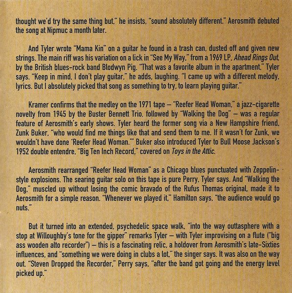 1971: The Road Starts Hear - Aerosmith