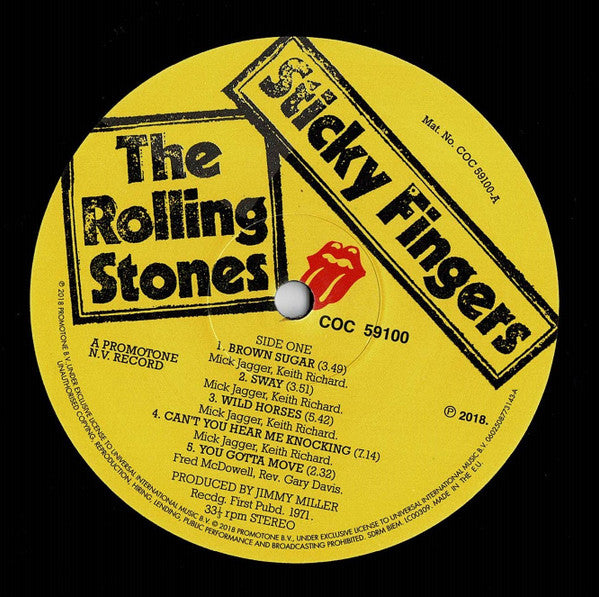 Sticky Fingers: Remastered [LP] - The Rolling Stones