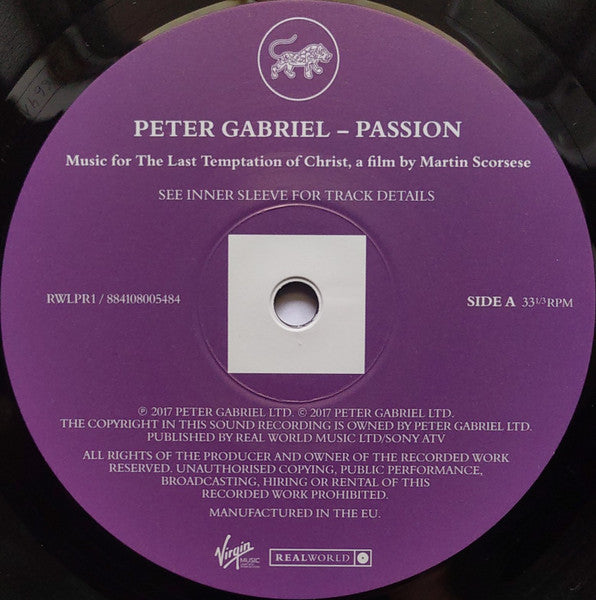 Passion: Music For The Last Temptation Of Christ - Gabriel, Peter