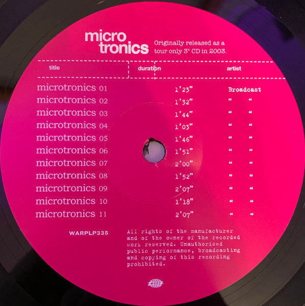 Microtronics - Volumes 1 & 2 - Broadcast