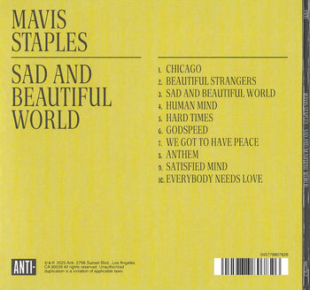 Sad and Beautiful World - Staples, Mavis