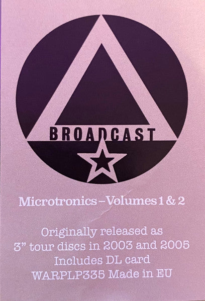 Microtronics - Volumes 1 & 2 - Broadcast