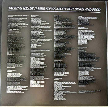 More Songs About Buildings And Food - Talking Heads