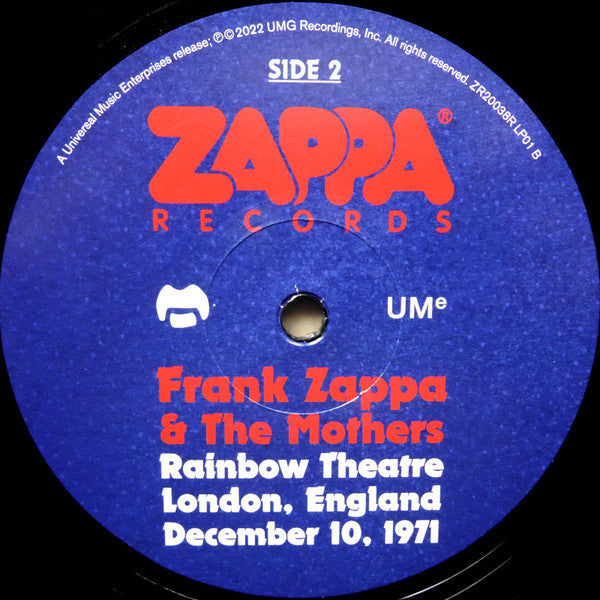 Live At The Rainbow Theatre - Zappa, Frank & The Mothers