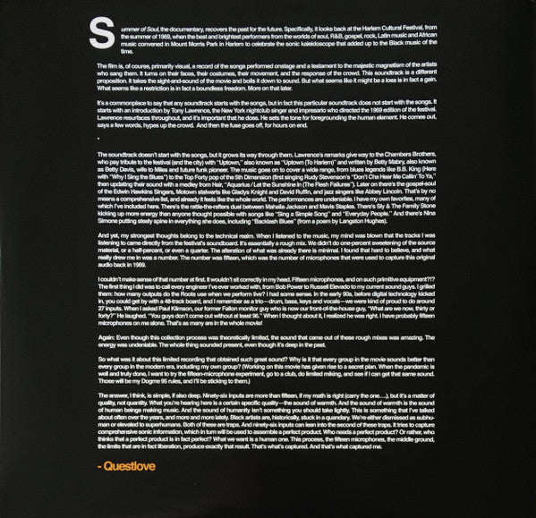 Summer Of Soul (...Or, When The Revolution Could N - Various Artists