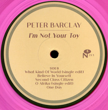 I'M Not Your Toy - Barclay, Peter