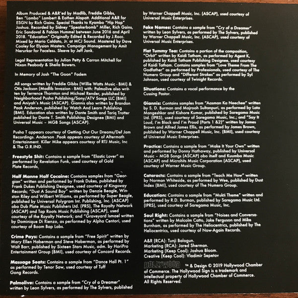 Bandana - Gibbs, Freddie & Madlib