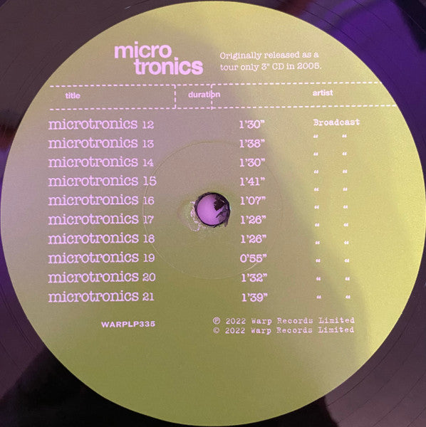 Microtronics - Volumes 1 & 2 - Broadcast