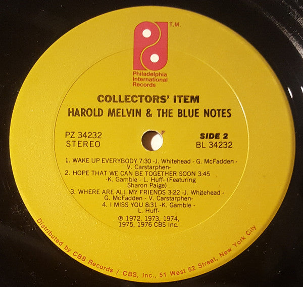 Collectors' Item  - Melvin, Harold & Blue Notes