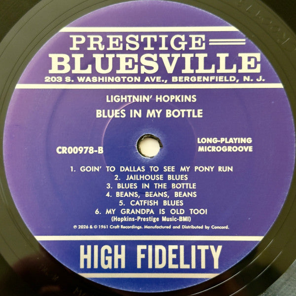 Blues in a Bottle - Hopkins, Lightnin
