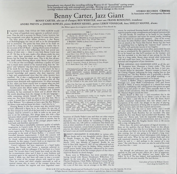 Jazz Giant - Carter, Benny