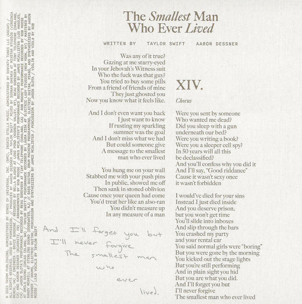 The Tortured Poets Department - Swift, Taylor