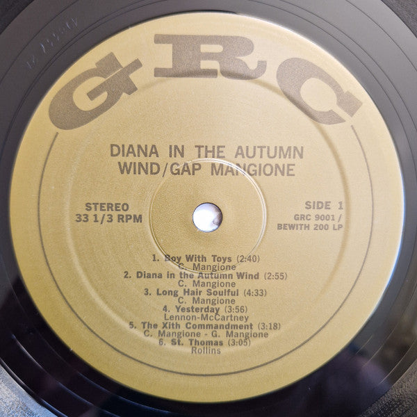 Diana in the Autmn wind - Mangione, Gap
