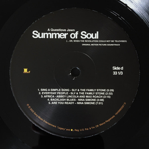 Summer Of Soul (...Or, When The Revolution Could N - Various Artists