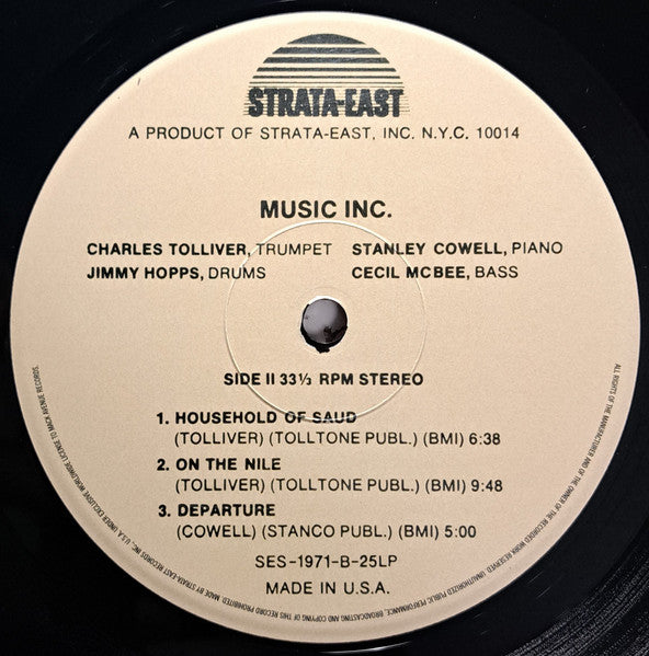 Music Inc - Tolliver, Charles / Cowell, Stanley