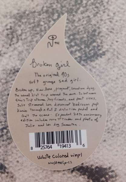 Broken Girl - White [Colored Vinyl] (Wht) - Julie Doiron