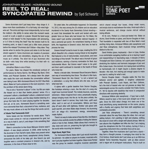 Homeward Bound (Blue Note Tone Poet Edition) - Blake, Jonathan