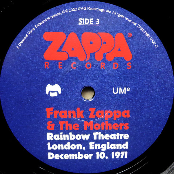 Live At The Rainbow Theatre - Zappa, Frank & The Mothers
