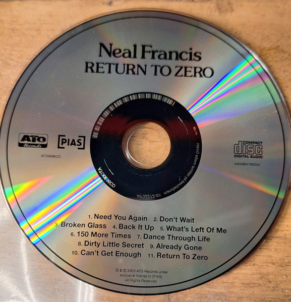 Return To Zero - Francis, Neal