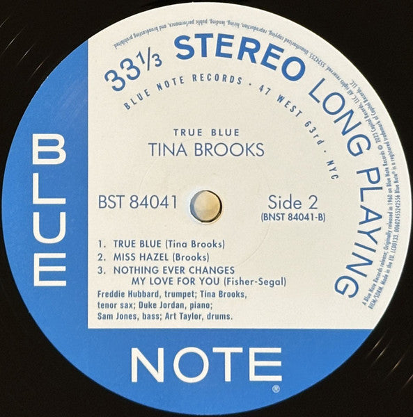 True Blue - Brooks, Tina