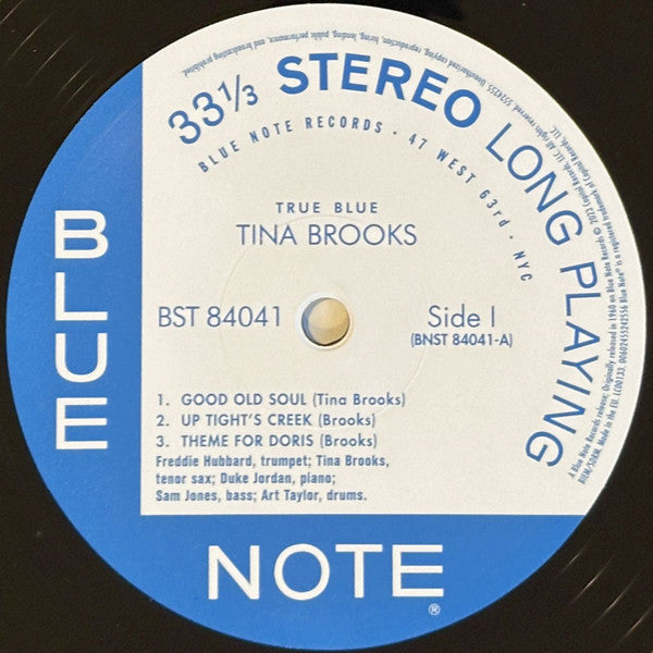 True Blue - Brooks, Tina