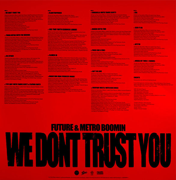 We Don't Trust You - Future & Metro Boomin