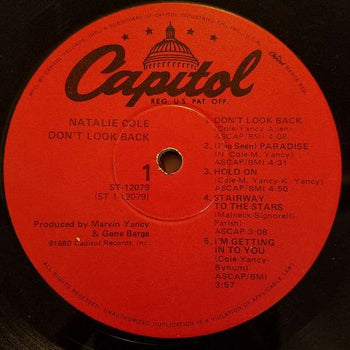 Don't Look Back - Cole, Natalie