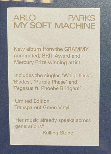My Soft Machine - Parks, Arlo