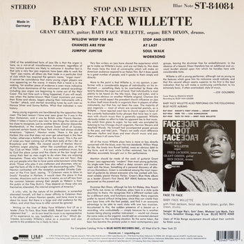 Stop And Listen - Baby Face Willette
