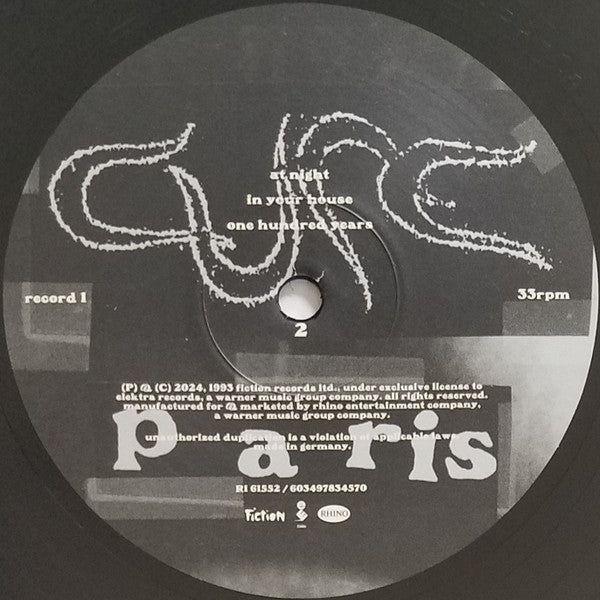 Paris - The Cure [LP]