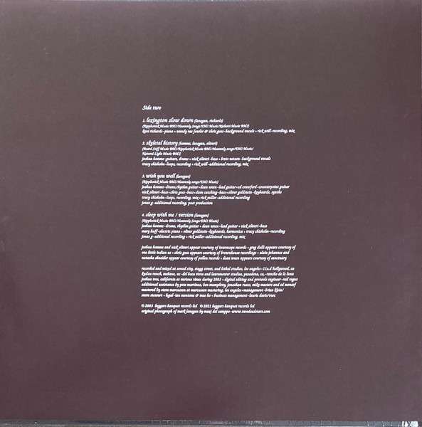 Here Comes That Weird Chill (Methamphetamine Blues - Lanegan, Mark Band