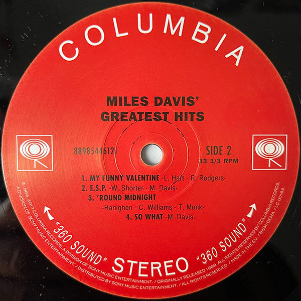 Greatest Hits (1969) - Davis, Miles