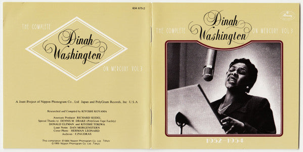 The Complete Dinah Washington On Mercury Vol.3 195 - Washington, Dinah
