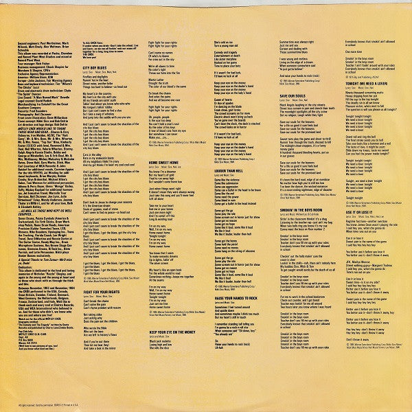 Theatre Of Pain - Motley Crue