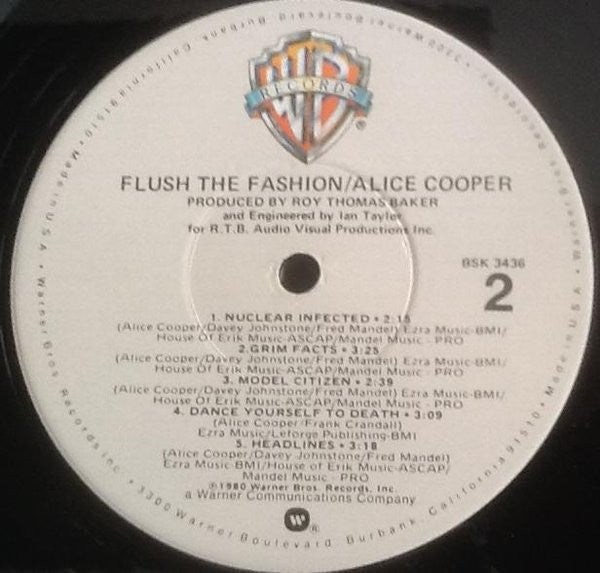 Flush The Fashion - Cooper, Alice