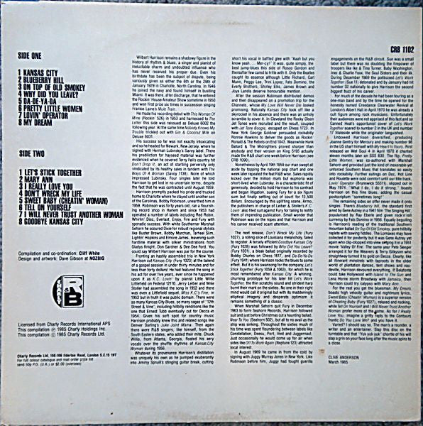 Lovin' Operator - Harrison, Wilbert