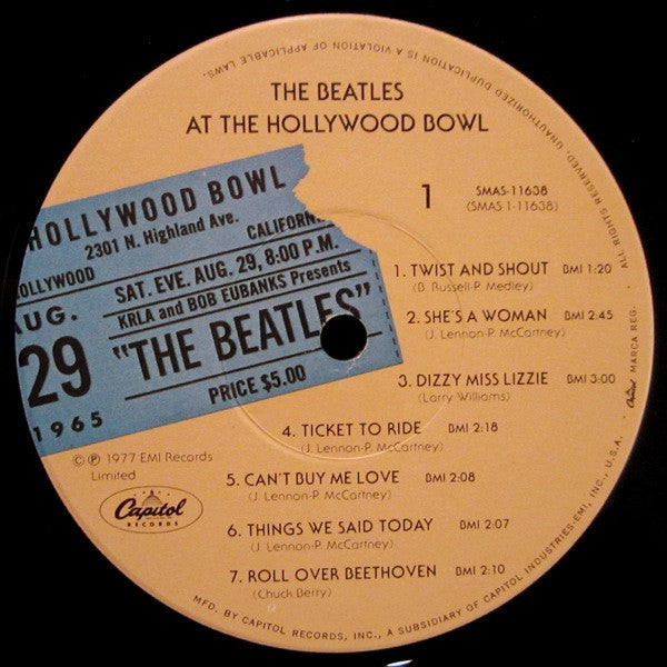 The Beatles At The Hollywood Bowl - Beatles