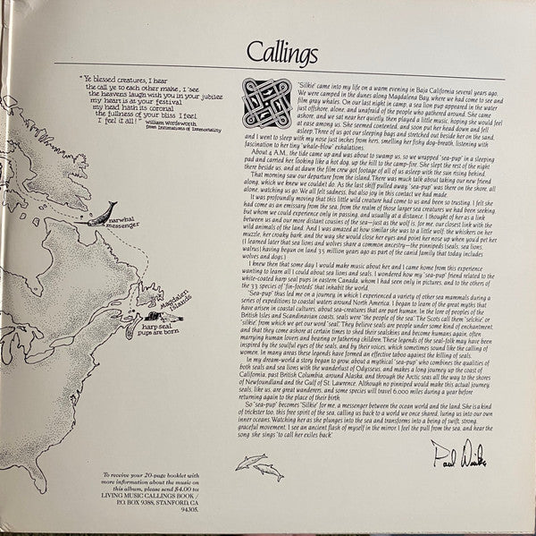 Callings - Winter, Paul