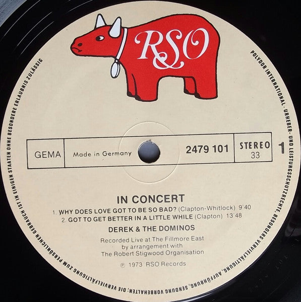 Featuring Eric Clapton In Concert - Derek & The Dominos