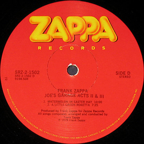 Joe's Garage Acts Ii & Iii - Zappa, Frank