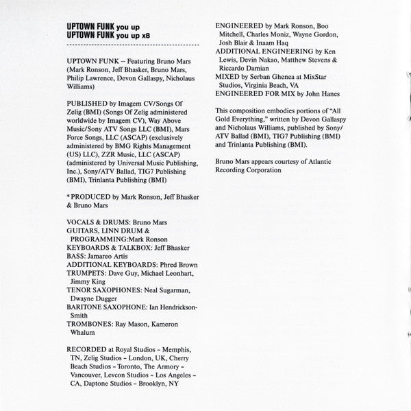 Uptown Special - Ronson, Mark