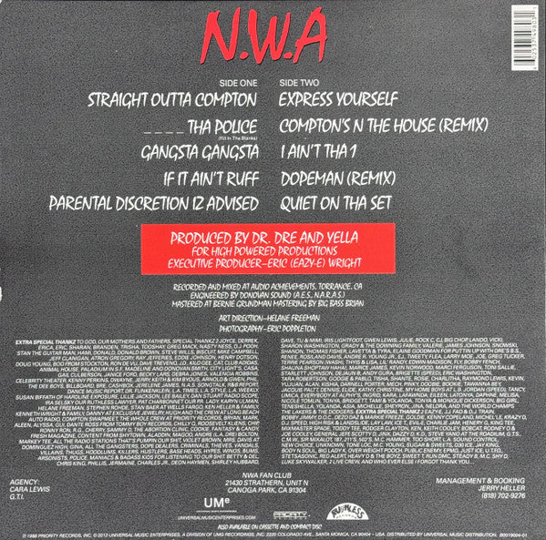 Straight Outta Compton - N.W.A.