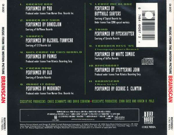 Music From The Motion Picture Brainscan - Various