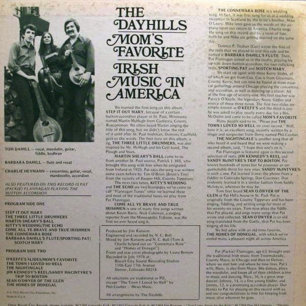 Mom's Favorite Irish Music In America - Dayhills