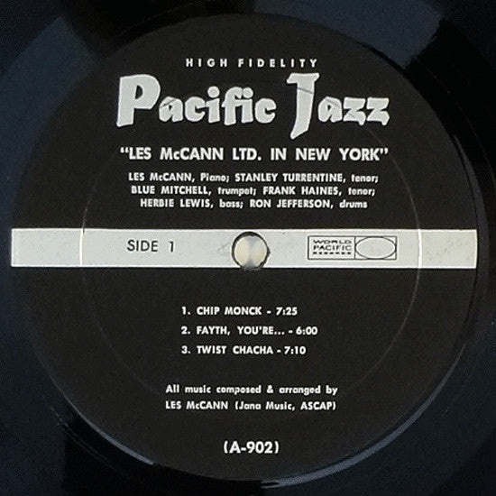 Les Mccann Ltd. In New York - Mccann, Les