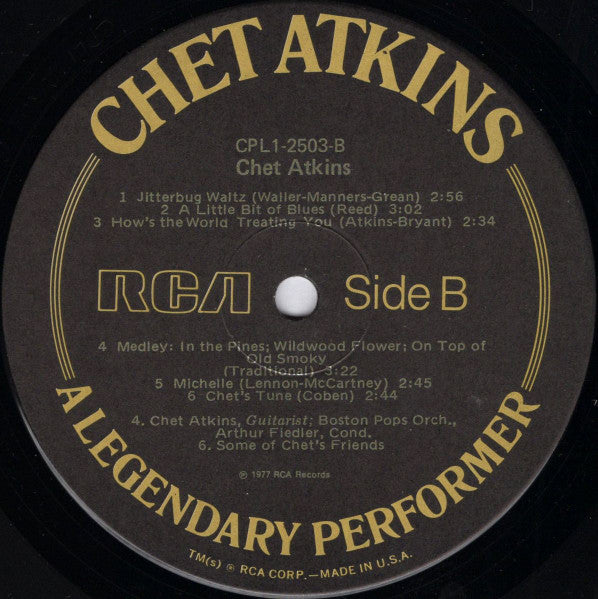 A Legendary Performer Volume 1 - Atkins, Chet